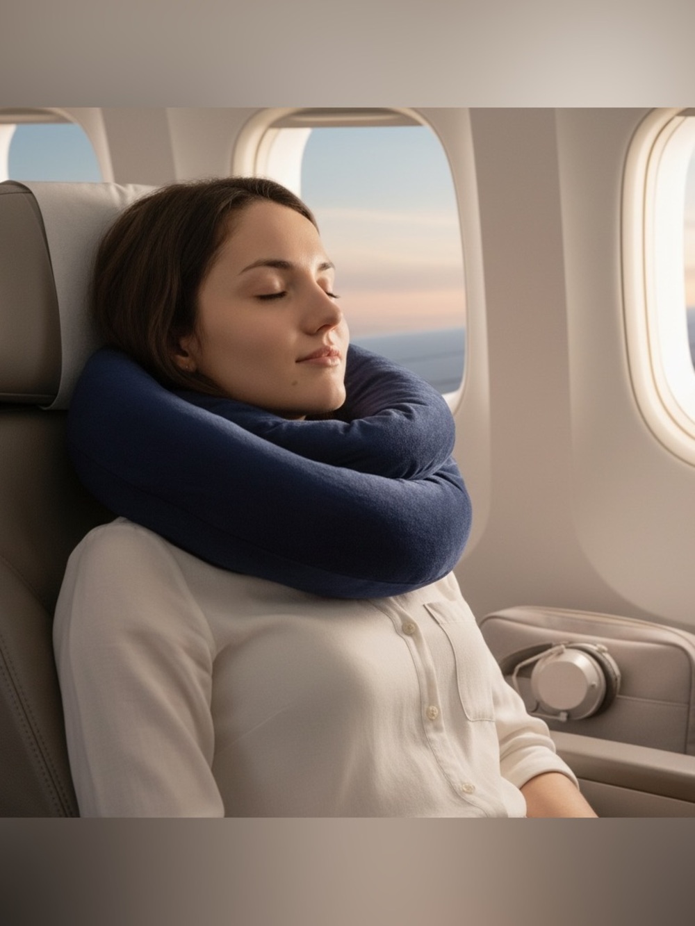 Infinity Pillow Travel Neck Pillow - Navy Blue